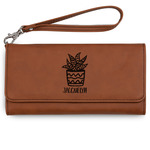 Cactus Ladies Leatherette Wallet - Laser Engraved (Personalized)