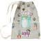 Cactus Large Laundry Bag - Front View