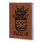 Cactus Leatherette Journals - Large - Double Sided - Angled View