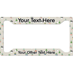 Cactus License Plate Frame - Style A (Personalized)