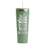 Cactus RTIC Everyday Tumbler with Straw - 28oz - Light Green - Single-Sided (Personalized)