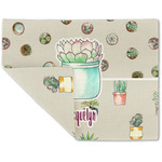 Cactus Double-Sided Linen Placemat - Single w/ Name or Text