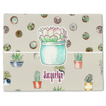 Cactus Single-Sided Linen Placemat - Single w/ Name or Text