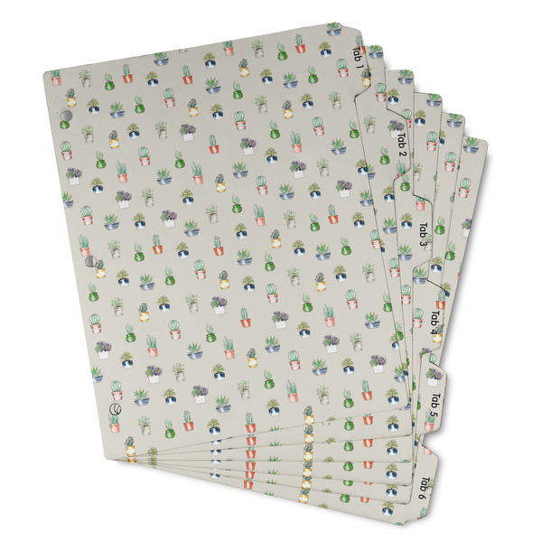 Custom Cactus Binder Tab Divider - Set of 6 (Personalized)