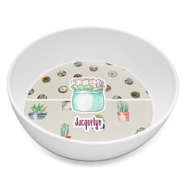 Custom Cactus Melamine Bowl - 8 oz (Personalized)