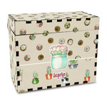 Cactus Wood Recipe Box - Full Color Print (Personalized)