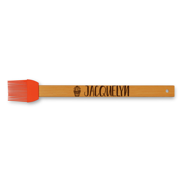 Custom Cactus Silicone Brush - Red (Personalized)