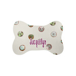 Cactus Bone Shaped Dog Food Mat (Small) (Personalized)