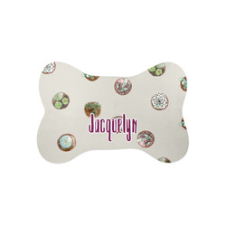 Cactus Bone Shaped Dog Food Mat (Small) (Personalized)