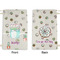 Cactus Small Laundry Bag - Front & Back View