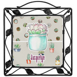 Cactus Square Trivet (Personalized)