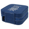 Cactus Travel Jewelry Boxes - Leather - Navy Blue - View from Rear