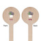 Cactus Wooden 6" Stir Stick - Round - Double Sided - Front & Back