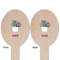 Cactus Wooden Food Pick - Oval - Double Sided - Front & Back