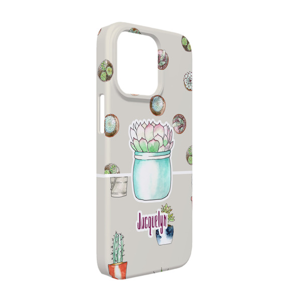 Custom Cactus iPhone Case - Plastic - iPhone 13 (Personalized)