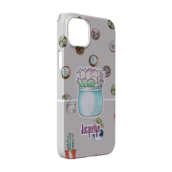 Custom Cactus iPhone Case - Plastic - iPhone 14 (Personalized)