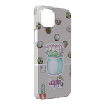 Cactus iPhone Case - Plastic - iPhone 14 Pro Max (Personalized)