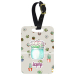 Cactus Metal Luggage Tag w/ Name or Text