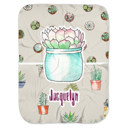 Cactus Baby Swaddling Blanket (Personalized)