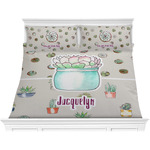 Cactus Comforter Set - King (Personalized)