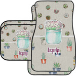 Cactus Car Floor Mats Set - 2 Front & 2 Back (Personalized)