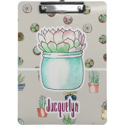 Cactus Clipboard (Letter Size) (Personalized)