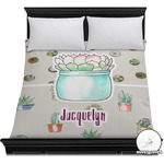 Cactus Duvet Cover - Full / Queen (Personalized)