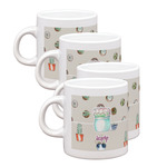 Cactus Single Shot Espresso Cups - Set of 4 (Personalized)