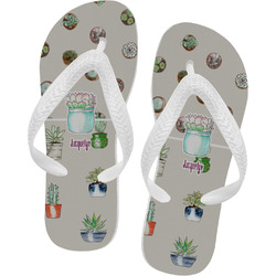 Cactus Flip Flops - Small (Personalized)
