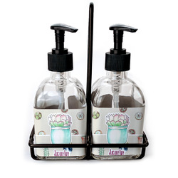 Cactus Glass Soap & Lotion Bottles (Personalized)