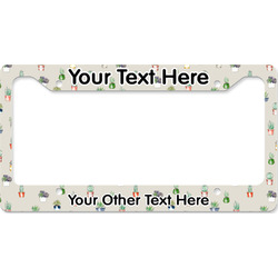 Cactus License Plate Frame - Style B (Personalized)