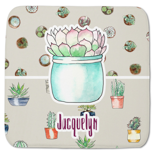 Custom Cactus Memory Foam Bath Mat - 48"x48" (Personalized)