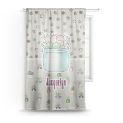 Cactus Sheer Curtain - 50"x84" (Personalized)