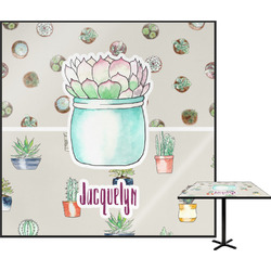 Cactus Square Table Top - 24" (Personalized)