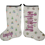 Cactus Holiday Stocking - Double-Sided - Neoprene (Personalized)