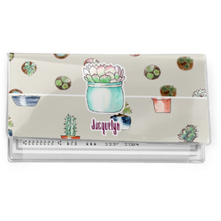 Cactus Vinyl Checkbook Cover (Personalized)