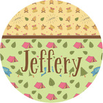 Summer Camping Multipurpose Round Labels - 1" (Personalized)