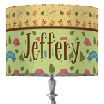 Summer Camping 16" Drum Lamp Shade - Fabric (Personalized)