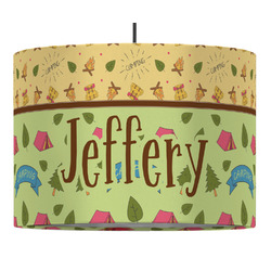 Summer Camping Drum Pendant Lamp (Personalized)