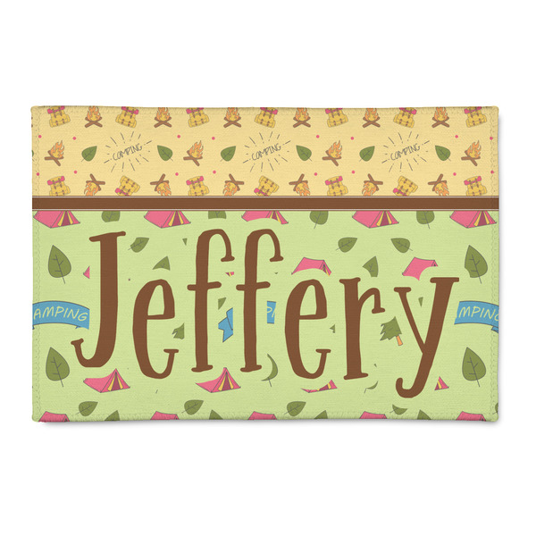 Custom Summer Camping 2' x 3' Indoor Area Rug (Personalized)