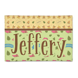 Summer Camping 2' x 3' Patio Rug (Personalized)
