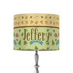 Summer Camping 8" Drum Lamp Shade - Fabric (Personalized)