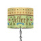 Summer Camping 8" Drum Lampshade - ON STAND (Fabric)