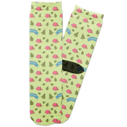 Summer Camping Adult Crew Socks