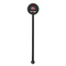 Summer Camping Black Plastic 5.5" Stir Stick - Round - Single Stick