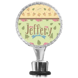 Summer Camping Wine Bottle Stopper (Personalized)