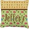 Summer Camping Burlap Pillow 22"