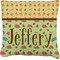 Summer Camping Burlap Pillow 24"