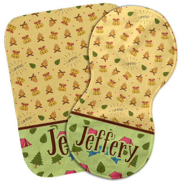 Custom Summer Camping Burp Cloth (Personalized)