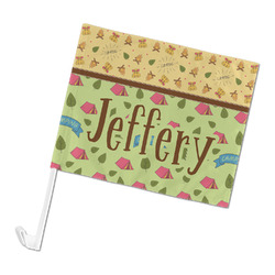 Summer Camping Car Flag - Large (Personalized)